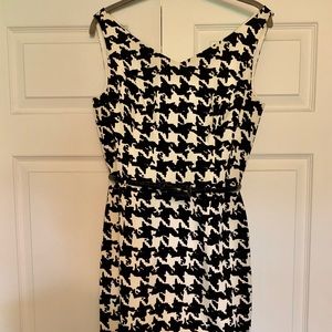 David Meister Sleeveless Belted Midi Dress